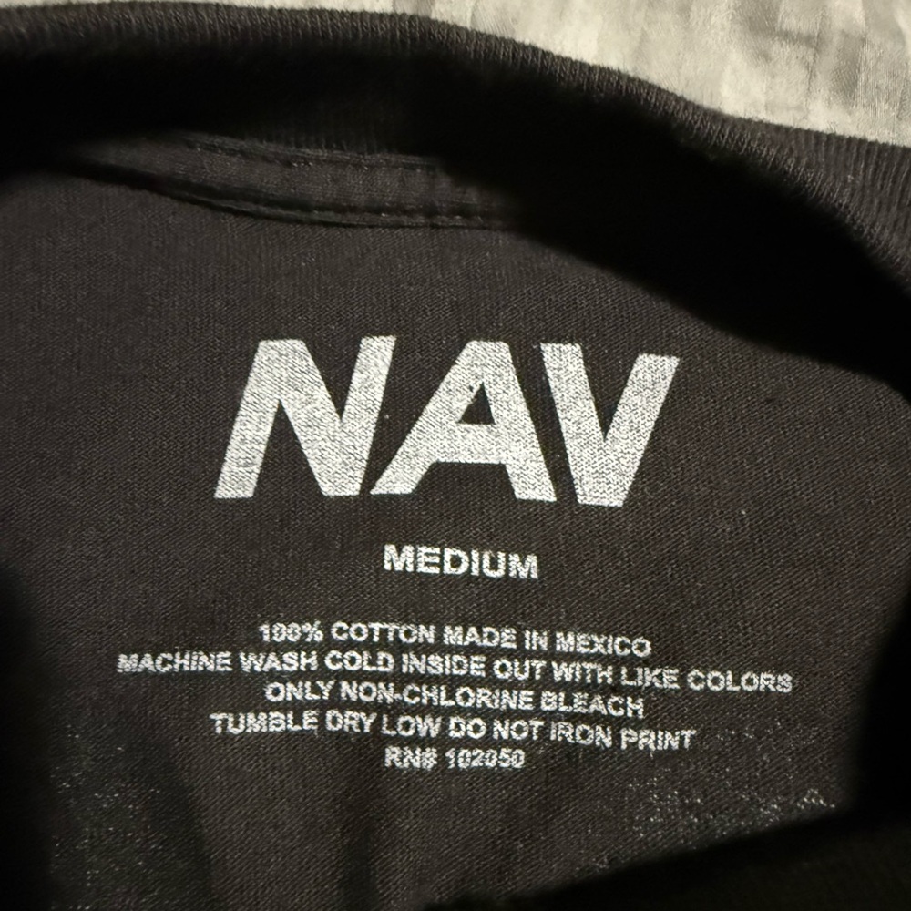 NAV Black T-Shirt